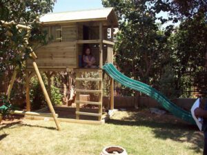 התקנת בית עץ גבוה לילדים: דגם וויסלר פארק Wistler Park, בנס ציונה