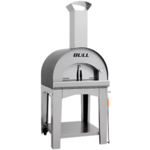 טאבון למטבח גינה: עגלת תנור פיצה גדולה לארג' (טאבון) Pizza Oven Cart Large L, חברת BullBBQ