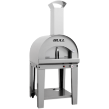 טאבון גז למטבח גינה: עגלת תנור פיצה גדול לארג' (טאבון) Gaz Pizza Oven Cart Large L , חברת BullBBQ